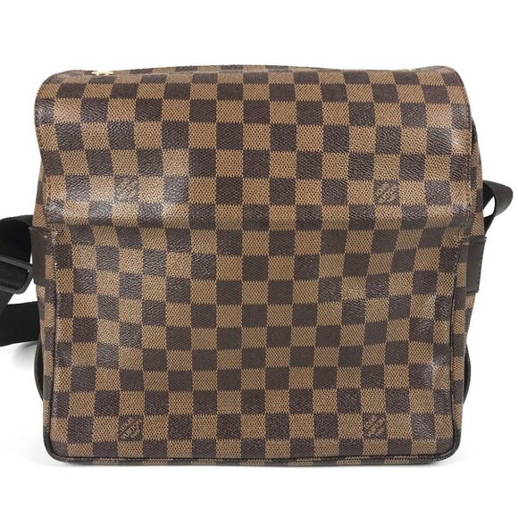 LOUIS VUITTON N45255 Damier Naviglio Crossbody bag Shoulder Bag Canvas Ebene - Picture 1 of 14
